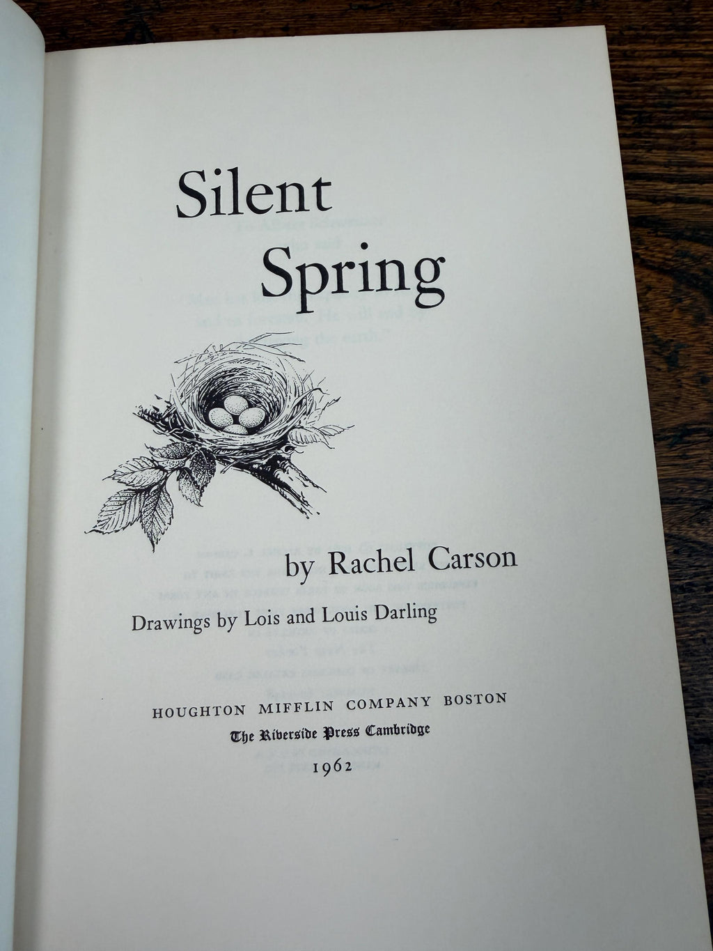 Silent Spring by Rachel Carson | Hardcover 1962