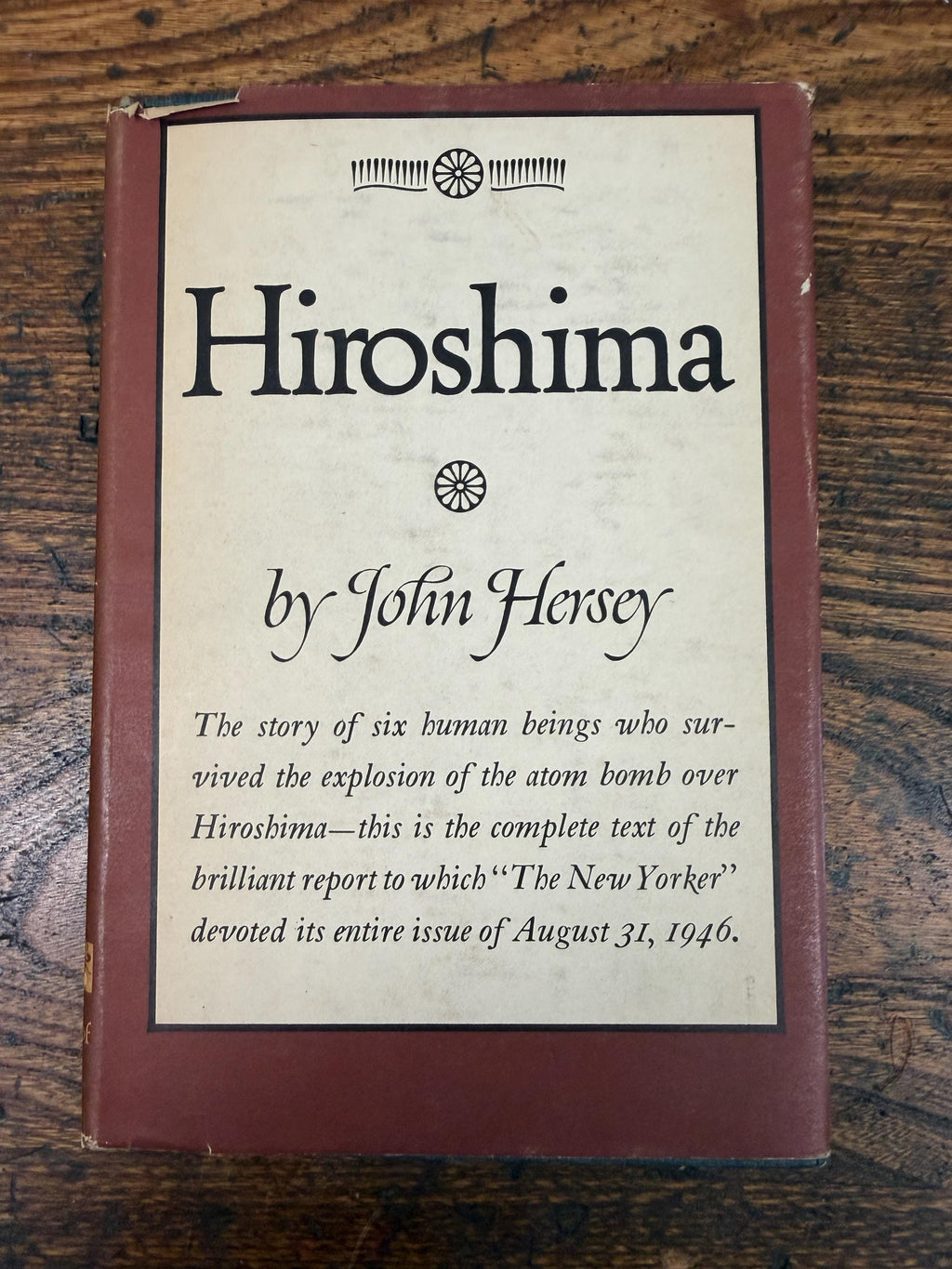 Hiroshima by John Hersey | Hardcover 1946