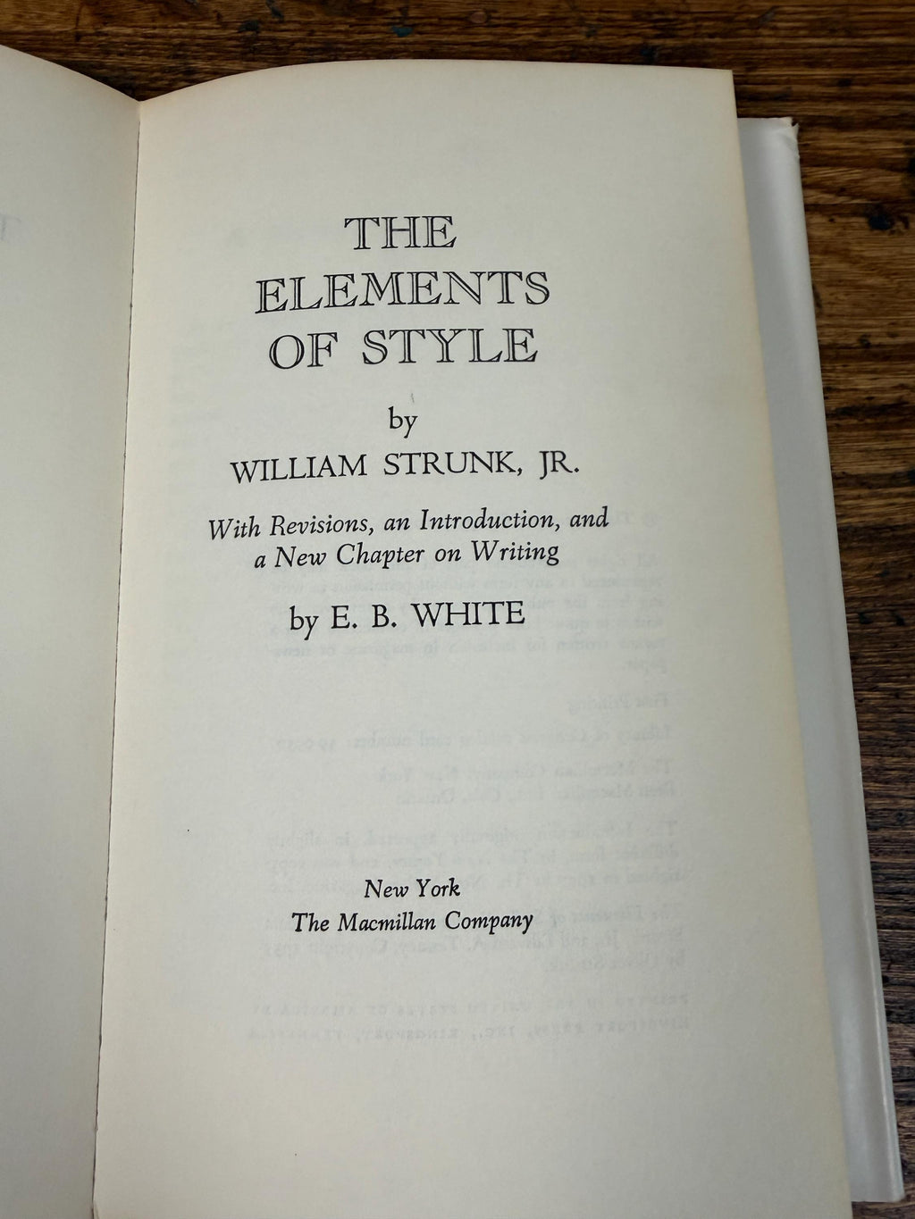 The Elements of Style by William Strunk Jr. | First Edition Hardcover 1959