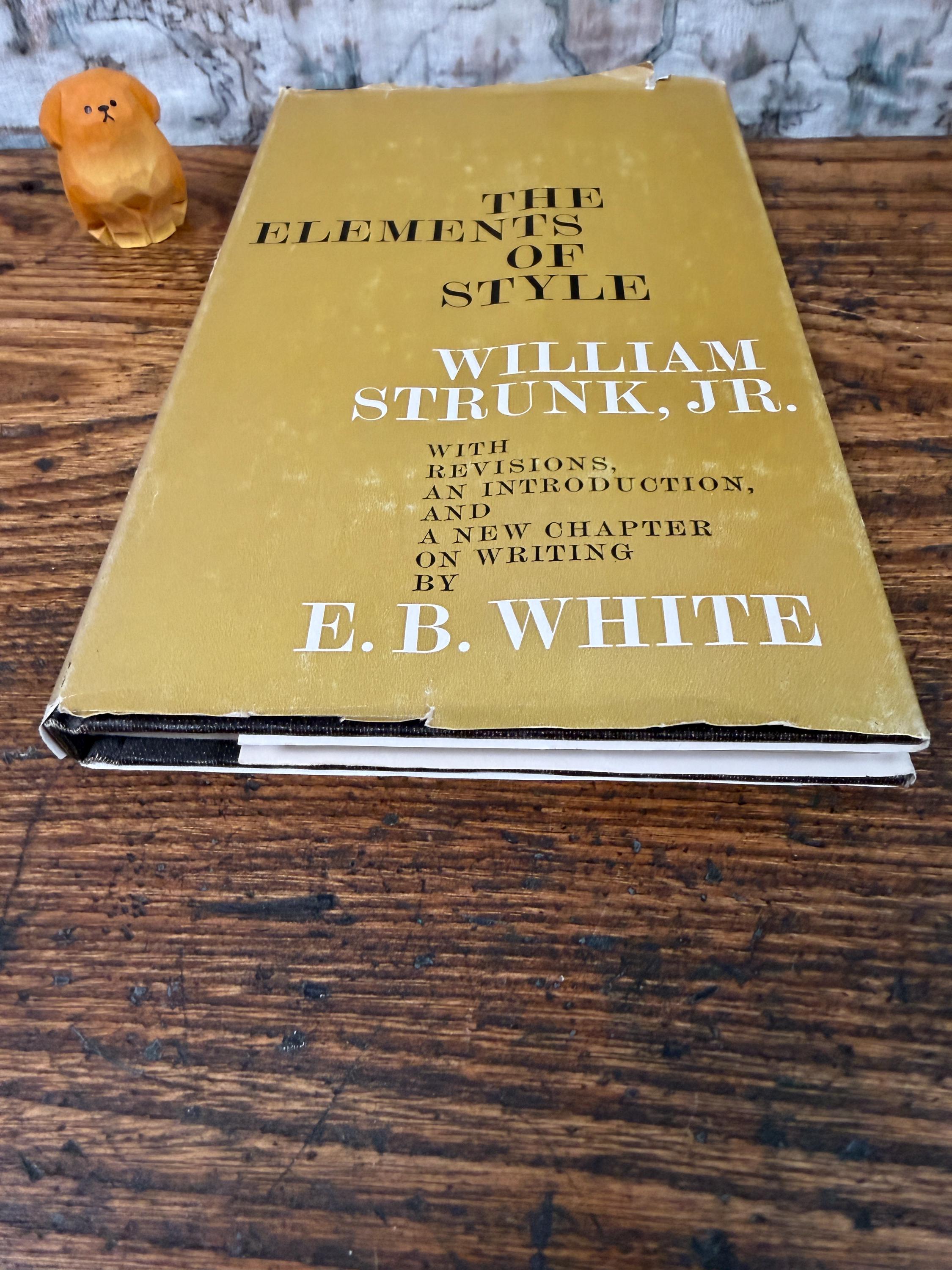 The Elements of Style by William Strunk Jr. | First Edition Hardcover 1959