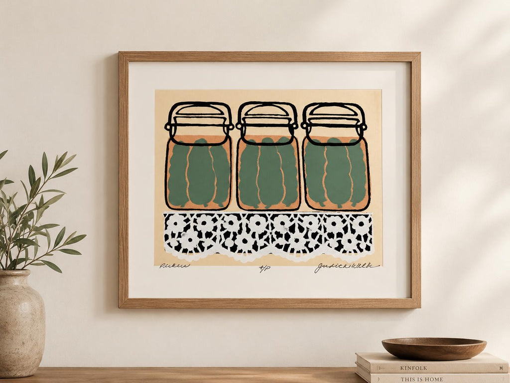 Pickles by Judith Welch | Signed Artist Proof Serigraph Print