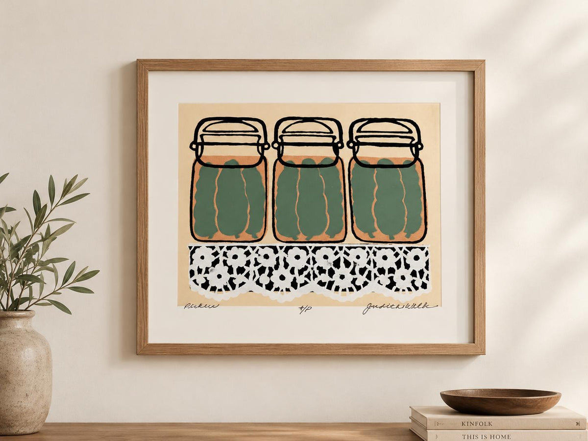 Pickles by Judith Welch | Signed Artist Proof Serigraph Print