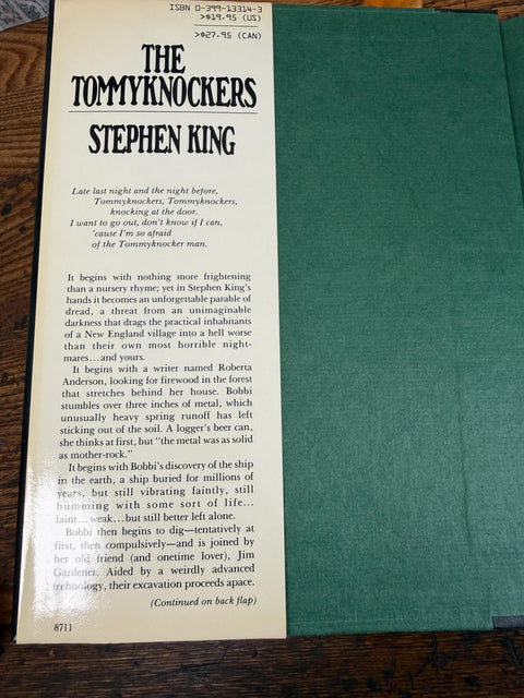 The Tommyknockers by Stephen King | Hardcover 1987