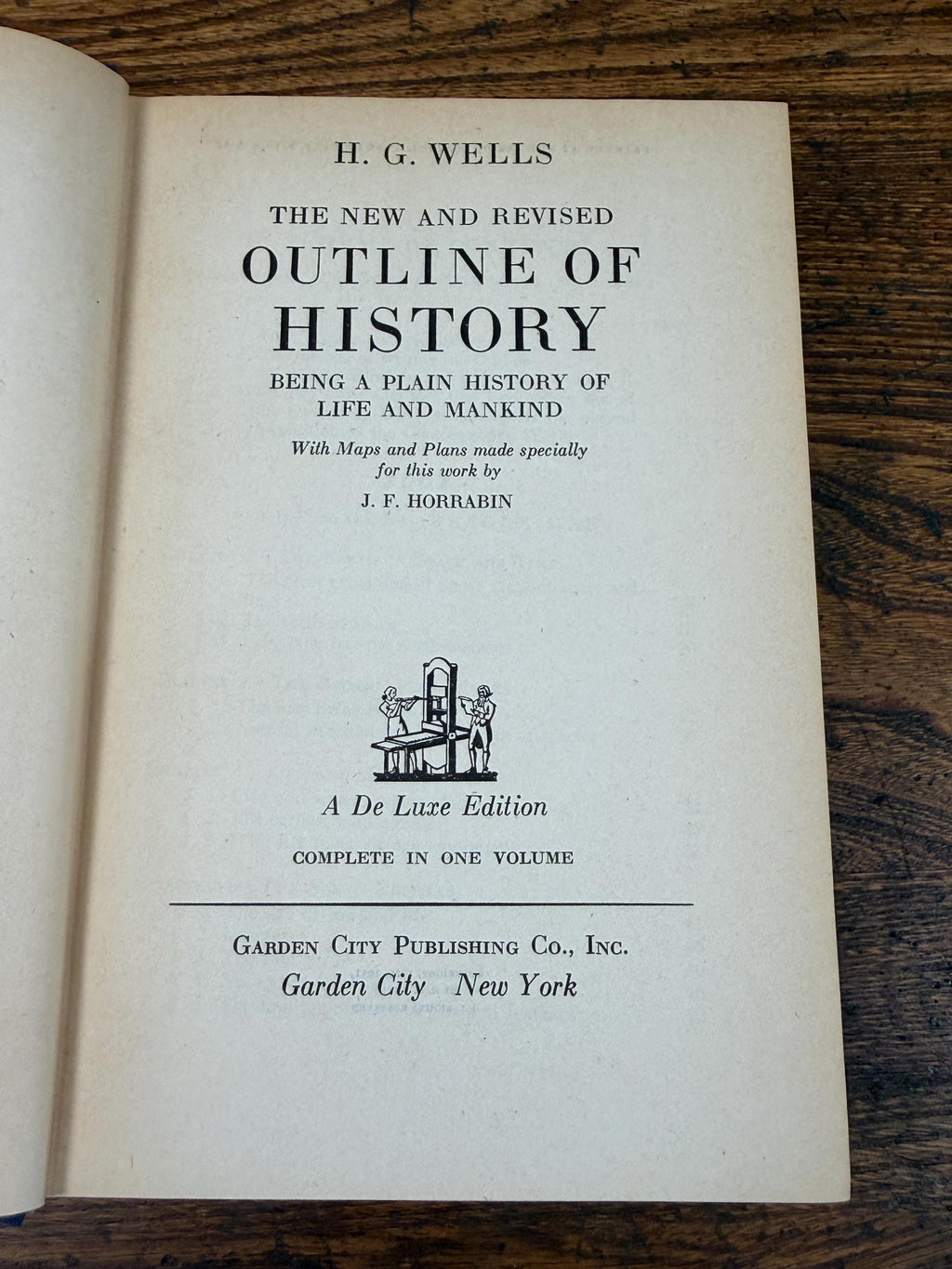 The Outline of History by H. G. Wells | Hardcover 1931