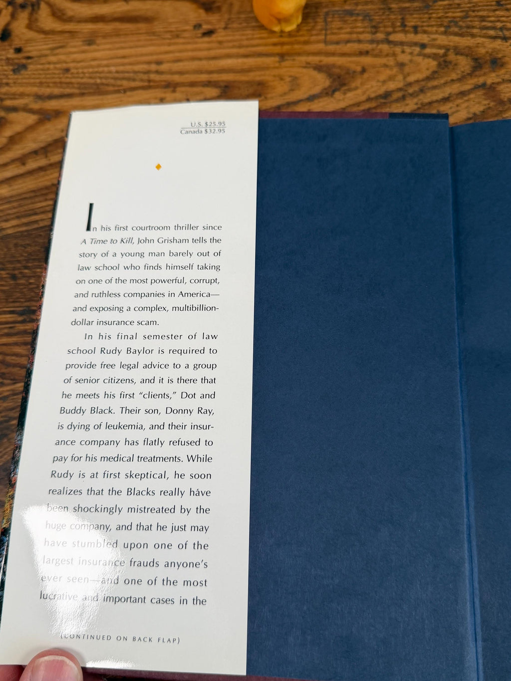 The Rainmaker by John Grisham | First Edition Hardcover 1995
