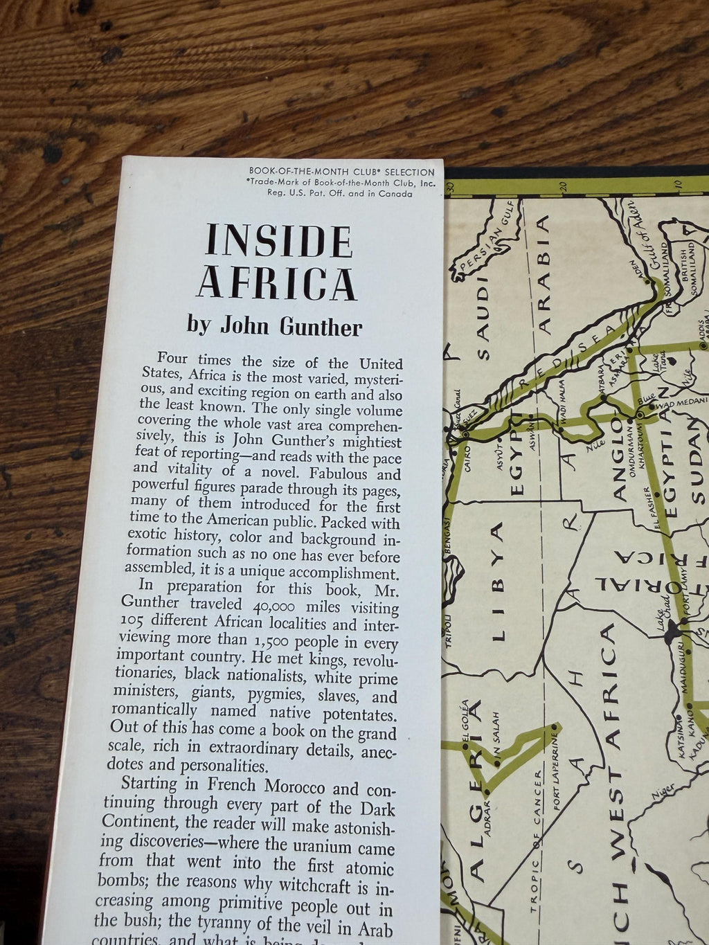 Inside Africa by John Gunther | Hardcover 1955