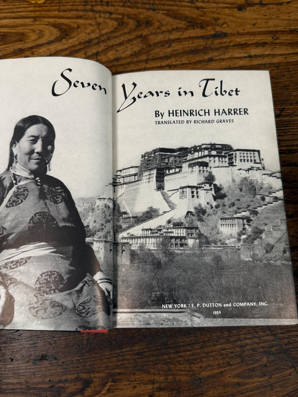 Seven Years in Tibet by Heinrich Harrer | Hardcover 1953