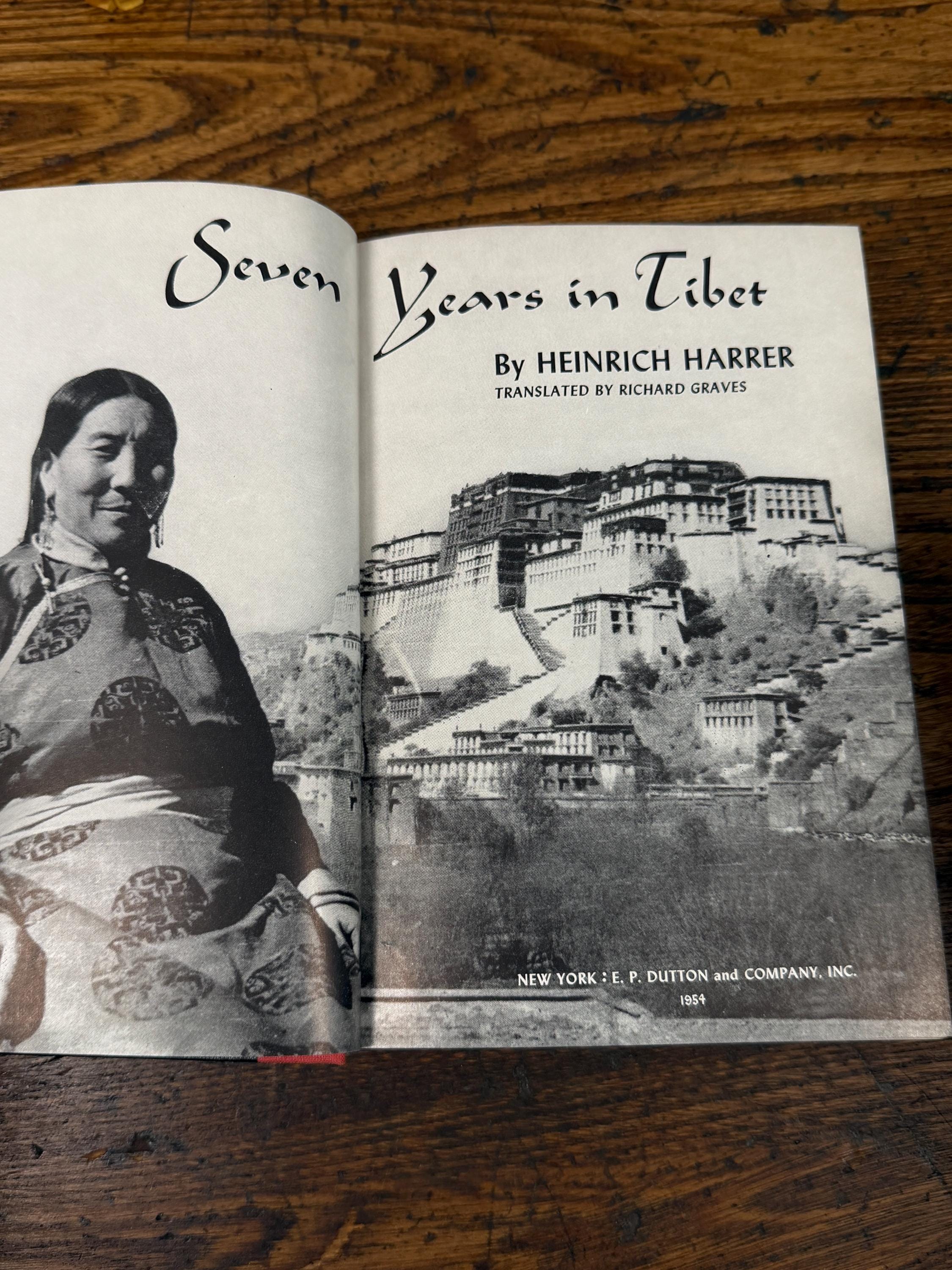 Seven Years in Tibet by Heinrich Harrer | Hardcover 1953