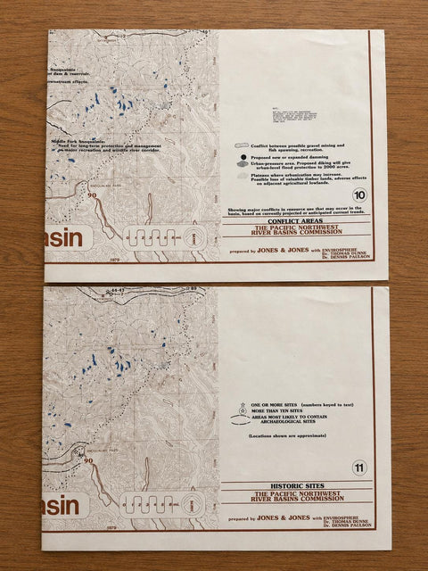 Vintage 1979 Snohomish River Basin Map Set