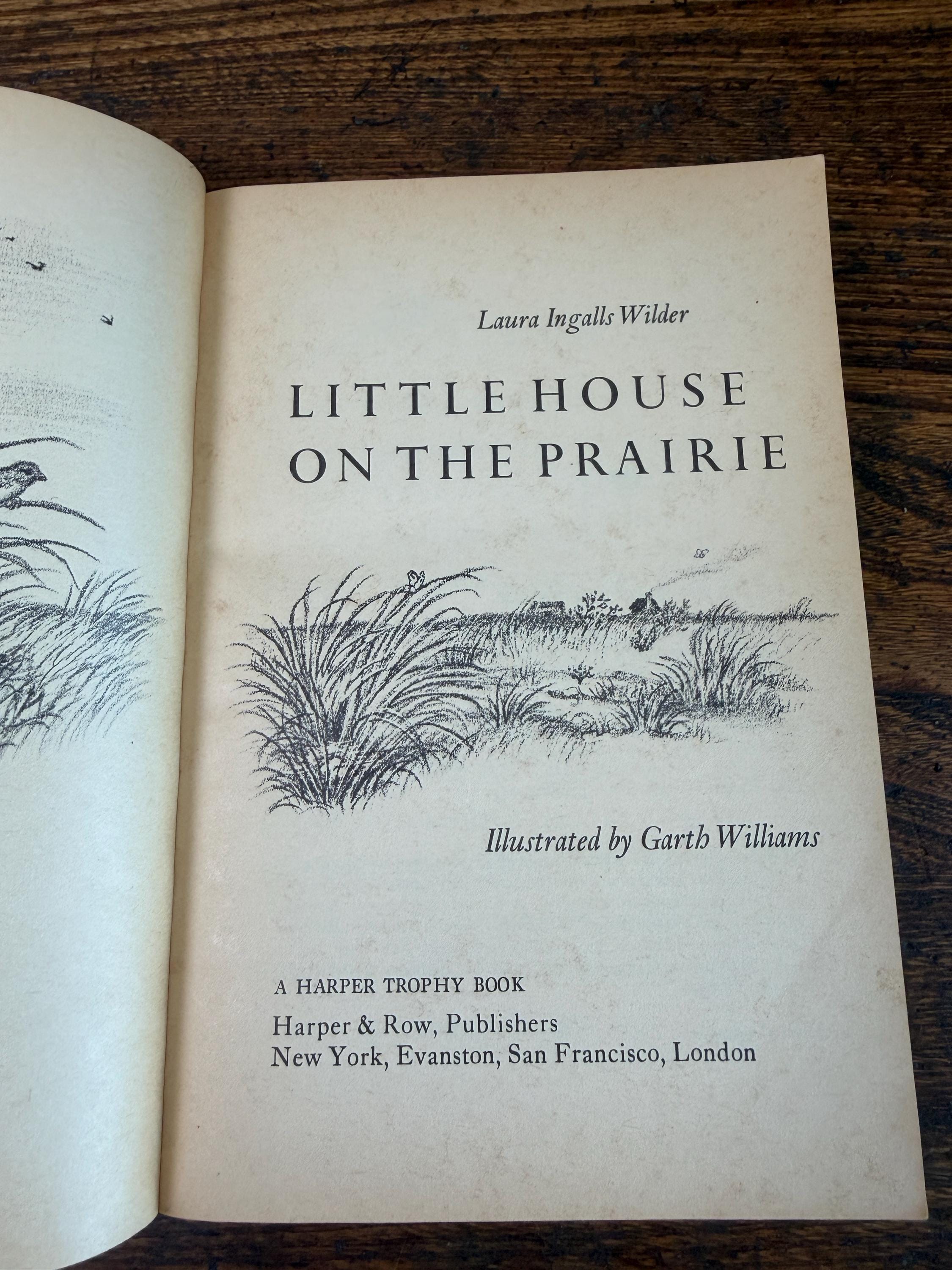 Little House on the Prairie Series by Laura Ingalls Wilder | Paperback Set 1971
