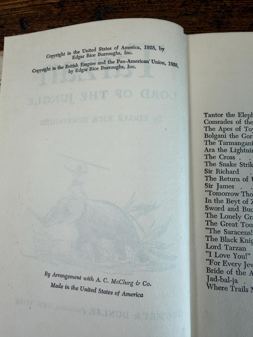 Tarzan Lord of the Jungle & Tarzan the Terrible by Edgar Rice Burroughs | Hardback Set