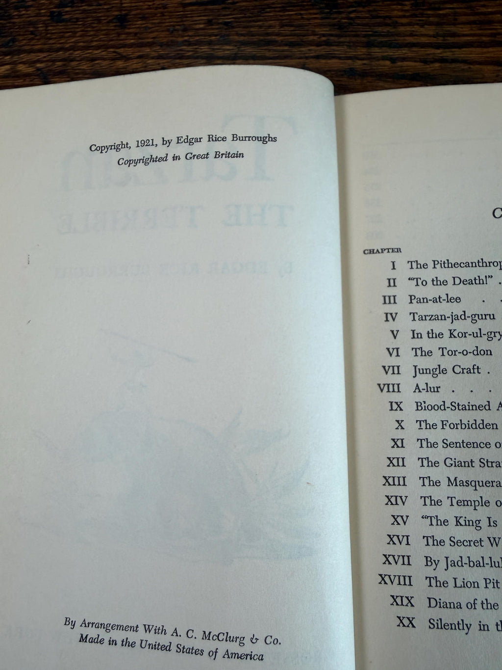 Tarzan Lord of the Jungle & Tarzan the Terrible by Edgar Rice Burroughs | Hardback Set
