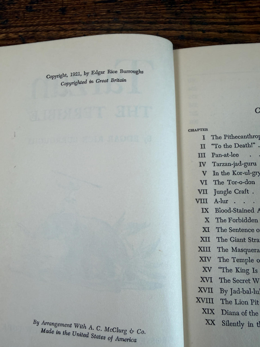 Tarzan Lord of the Jungle & Tarzan the Terrible by Edgar Rice Burroughs | Hardback Set