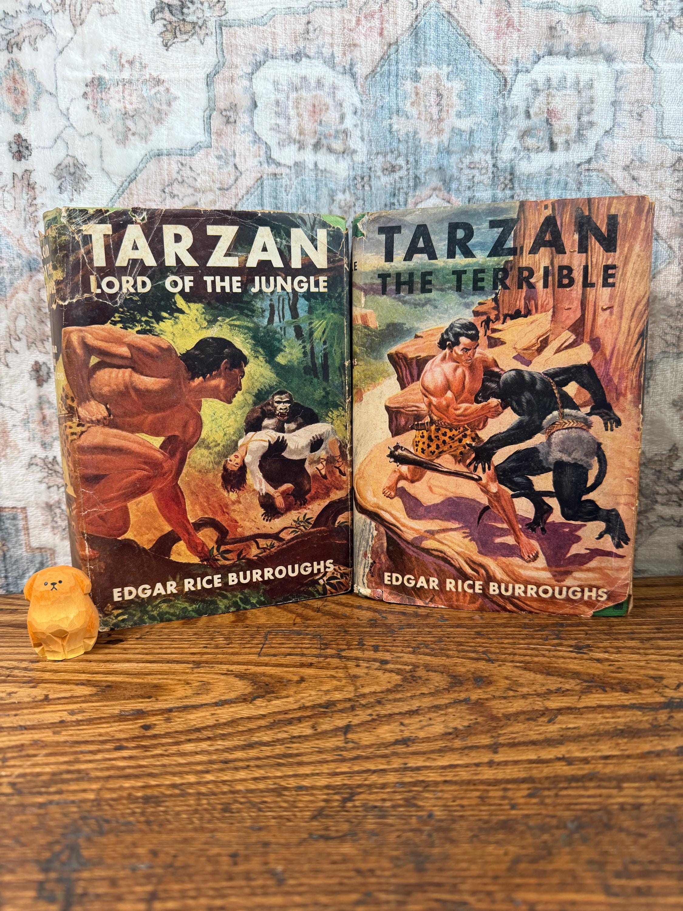 Tarzan Lord of the Jungle & Tarzan the Terrible by Edgar Rice Burroughs | Hardback Set
