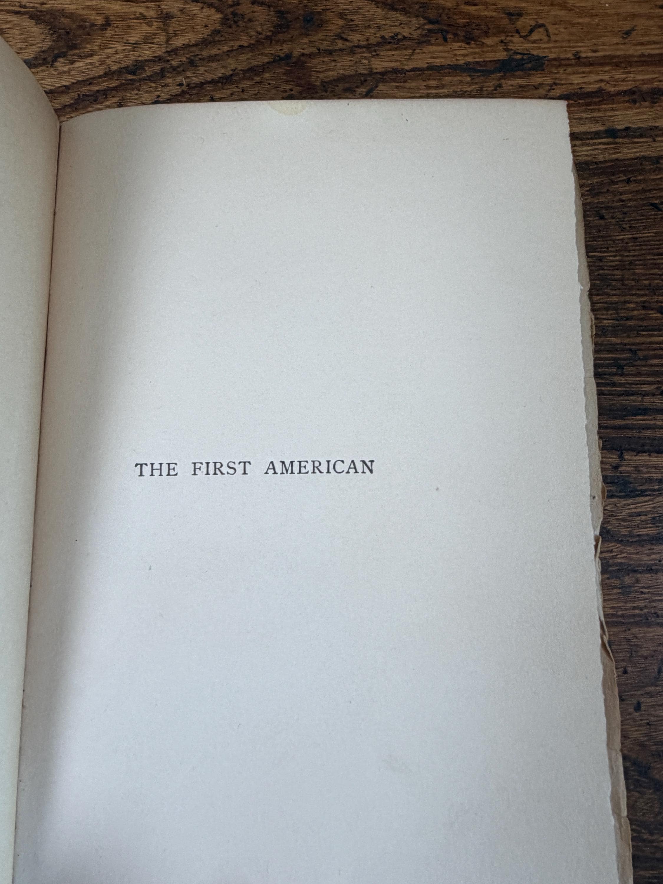 The First American by Leila Herbert | Hardback 1900