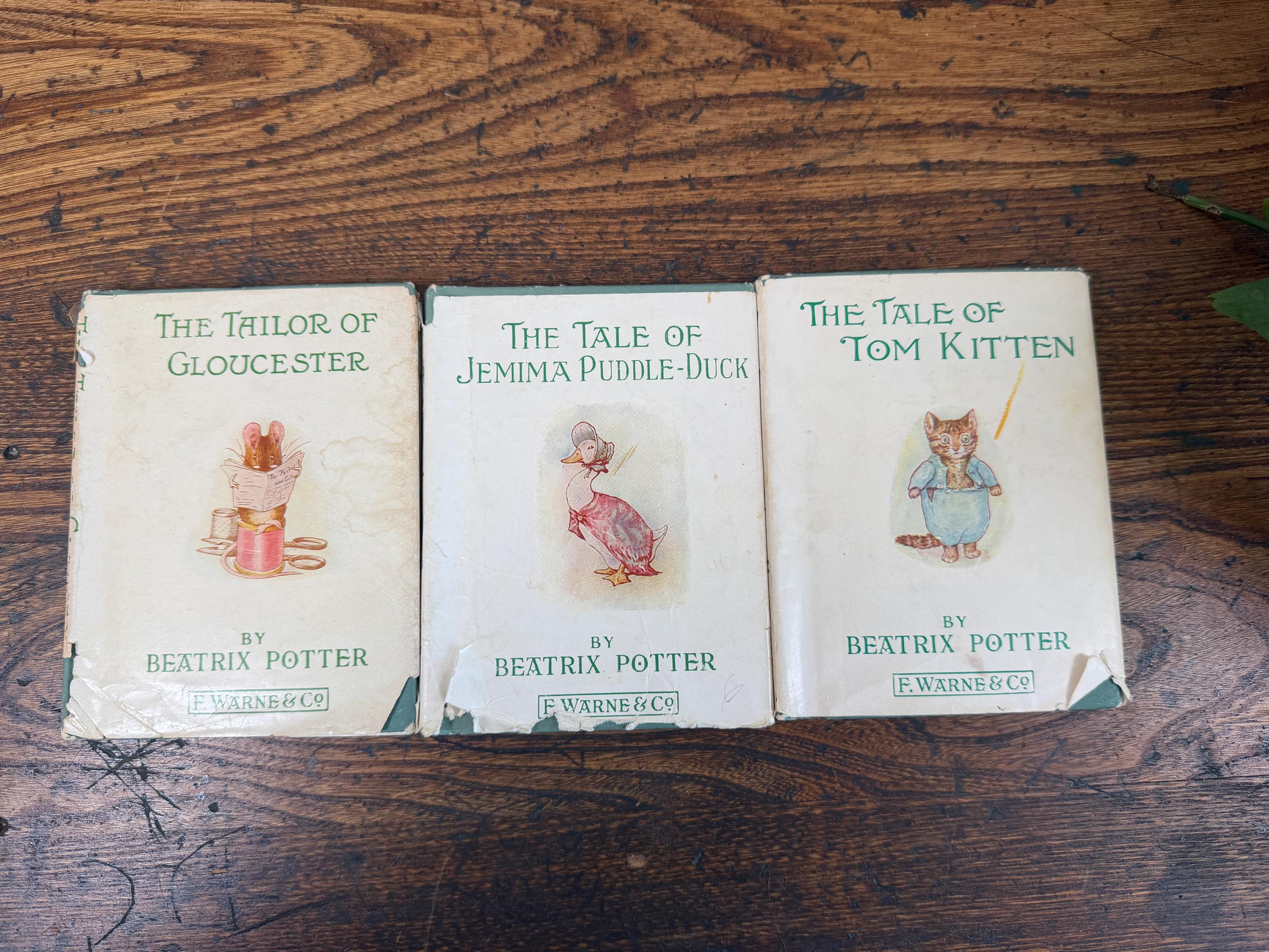 Tom Kitten, Jemima Puddle-Duck & Tailor of Gloucester by Beatrix Potter | Hardback Set