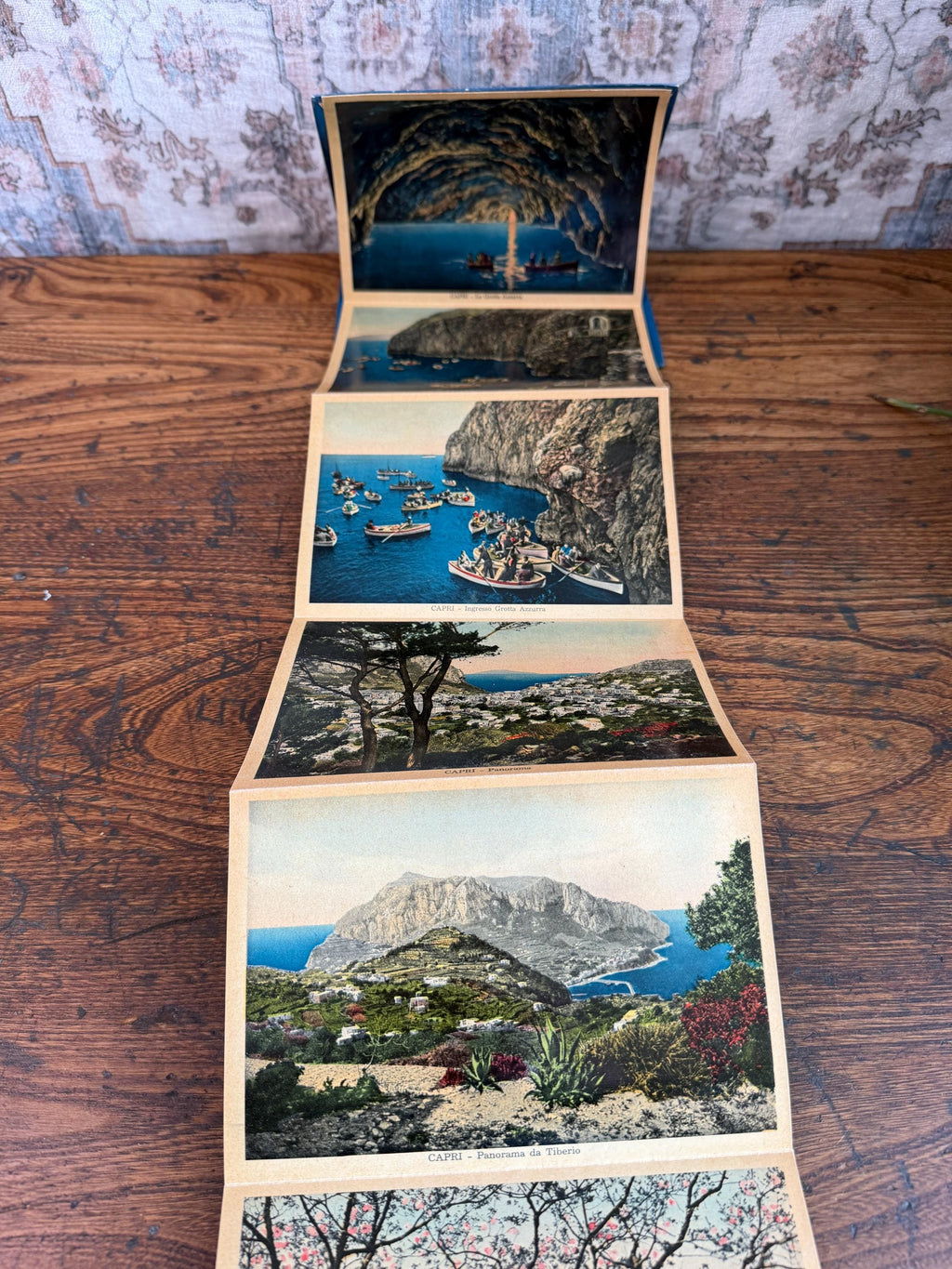Ricordo di Capri & Ricordo di Roma Parte I and II Set | Hardcover Travel Souvenir Books c.1920s