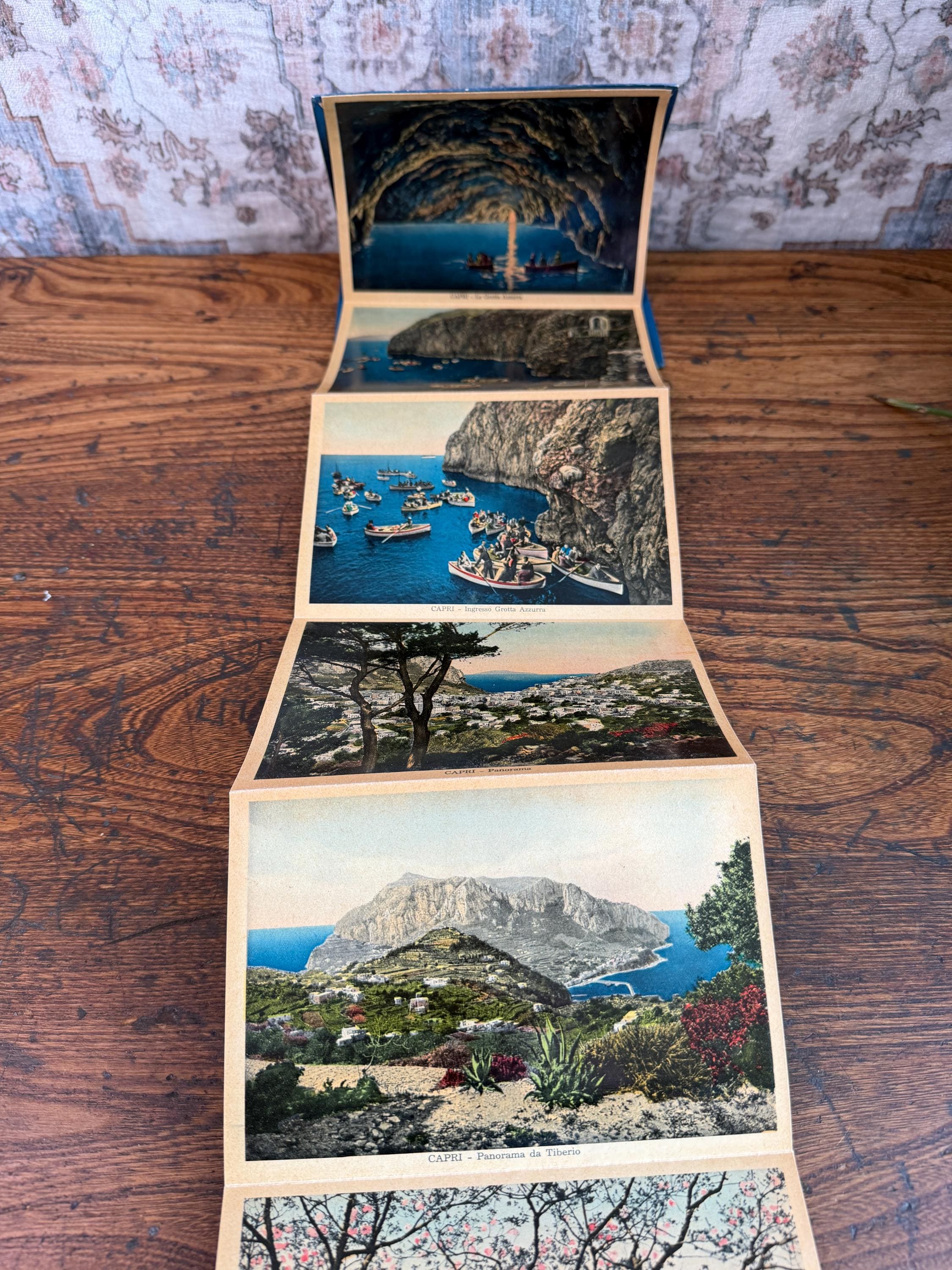 Ricordo di Capri & Ricordo di Roma Parte I and II Set | Hardcover Travel Souvenir Books c.1920s