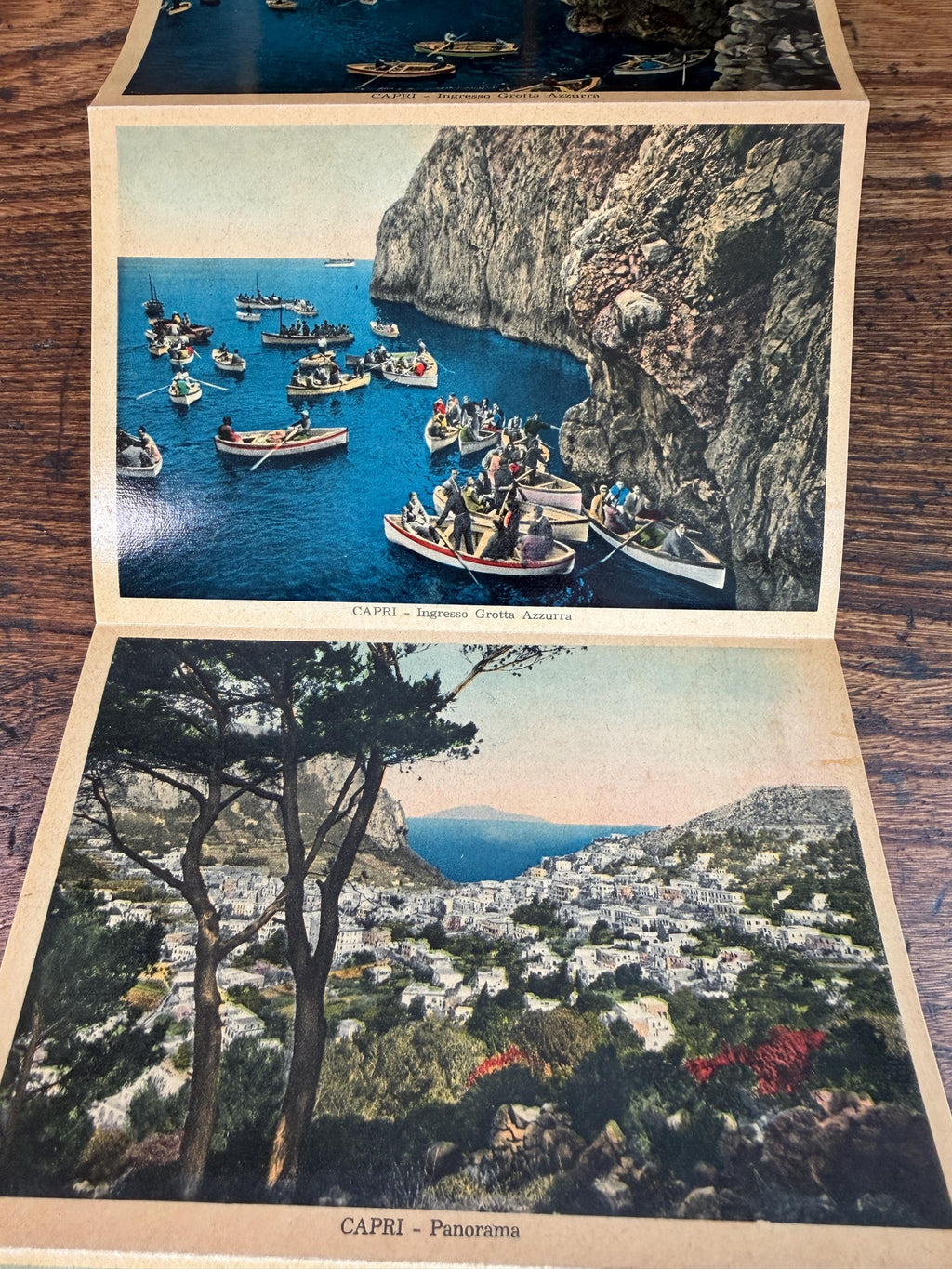 Ricordo di Capri & Ricordo di Roma Parte I and II Set | Hardcover Travel Souvenir Books c.1920s