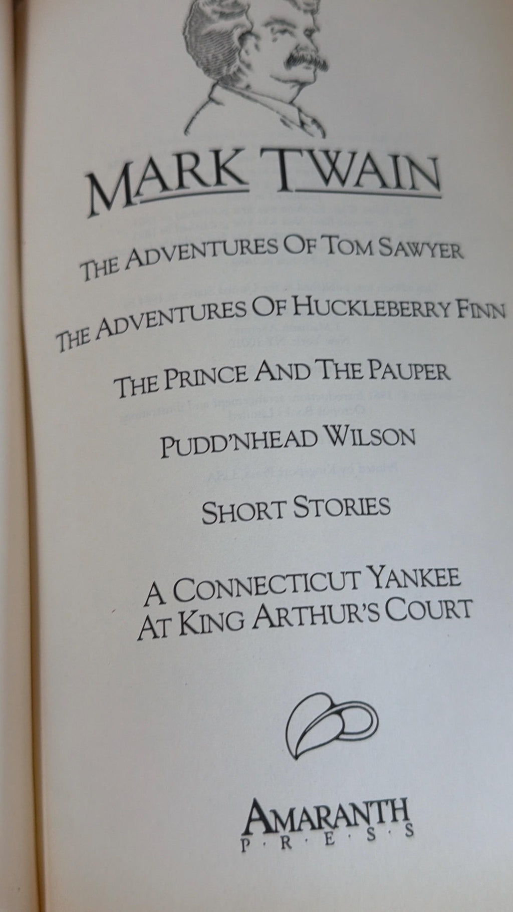Masters Library Mark Twain by Mark Twain | Hardcover 1984