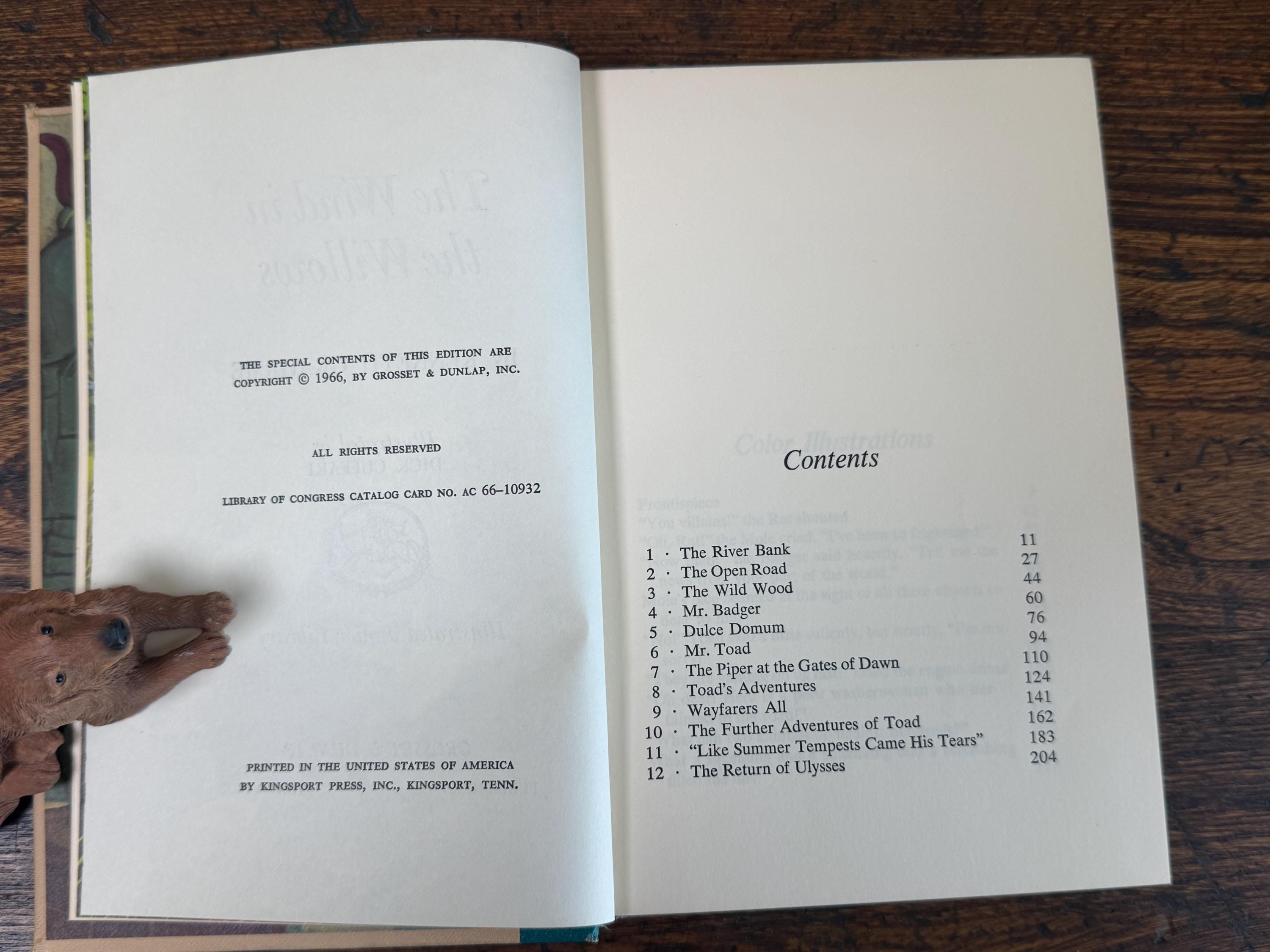 The Wind in the Willows by Kenneth Grahame | Hardcover 1966