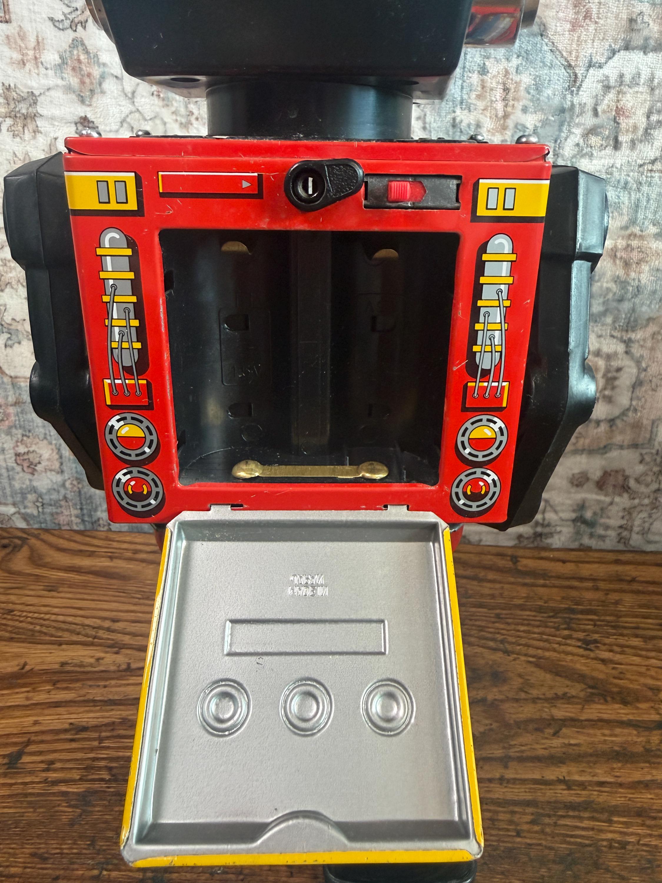 Vintage SH Rotate-O-Matic Super Astronaut Robot w/ Original Box | Made in Japan Working