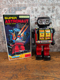 Vintage SH Rotate-O-Matic Super Astronaut Robot w/ Original Box | Made in Japan Working