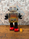 Vintage Horikawa Piston Robot | Battery Operated Japan Working