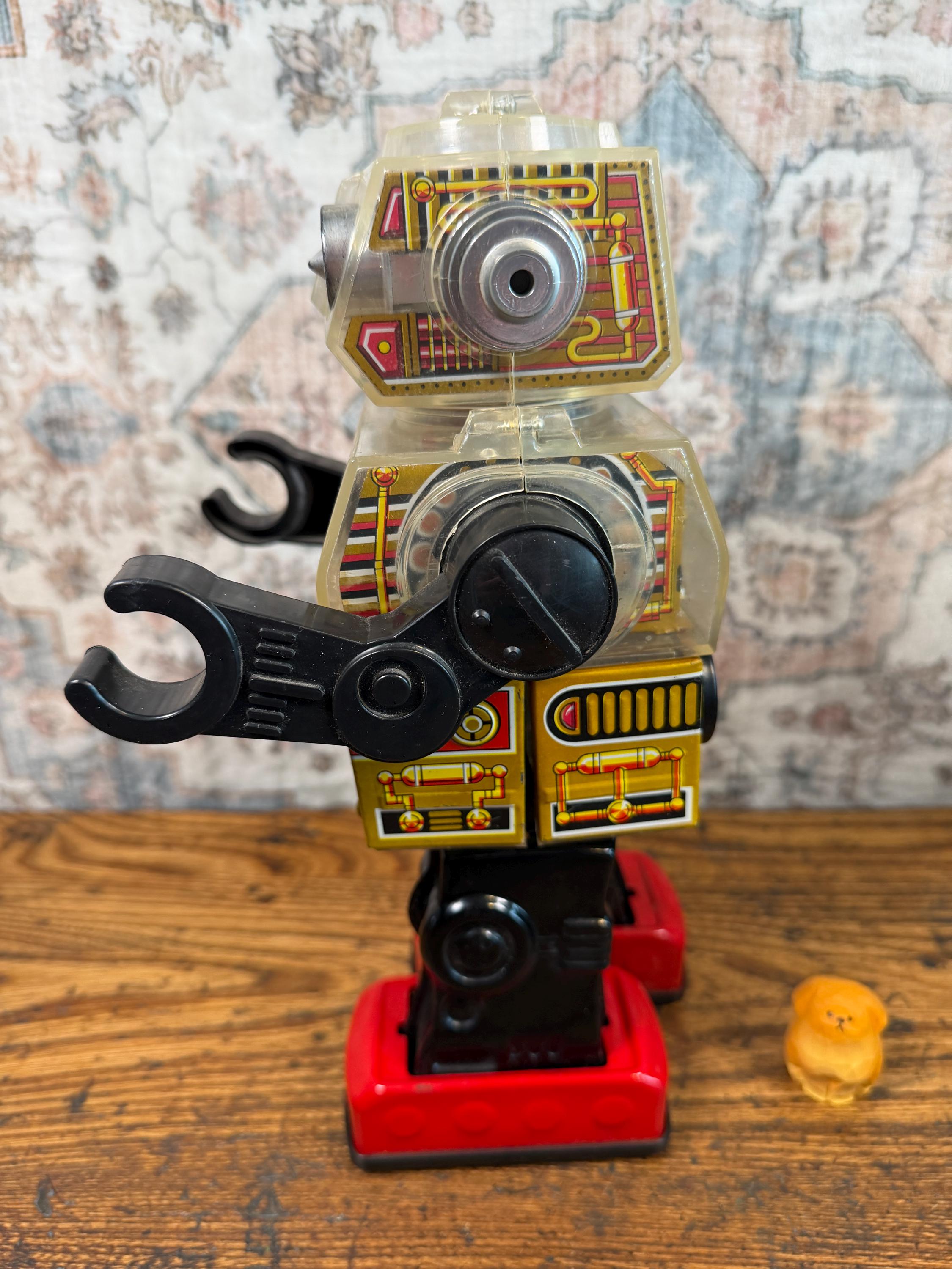 Vintage Horikawa Piston Robot | Battery Operated Japan Working