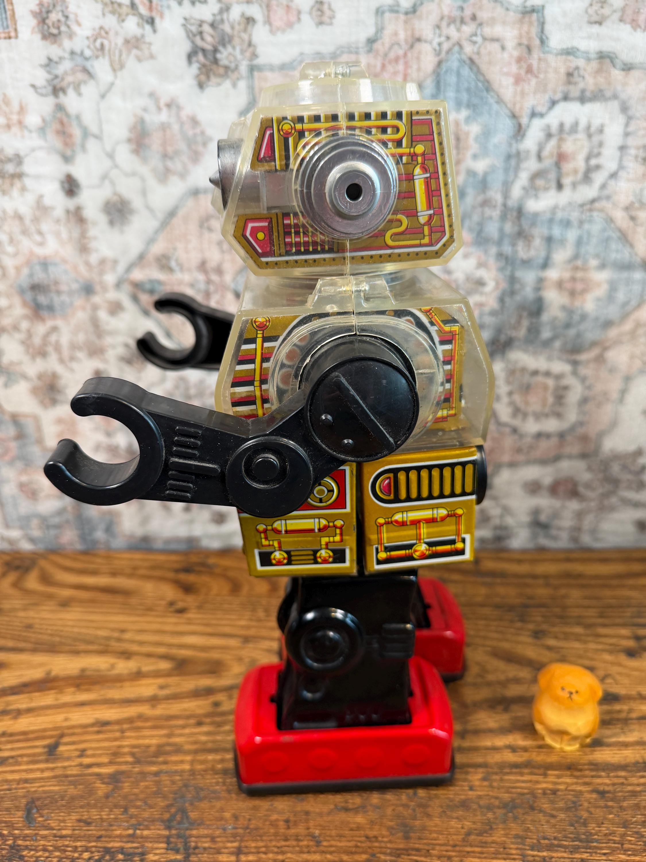 Vintage Horikawa Piston Robot | Battery Operated Japan Working