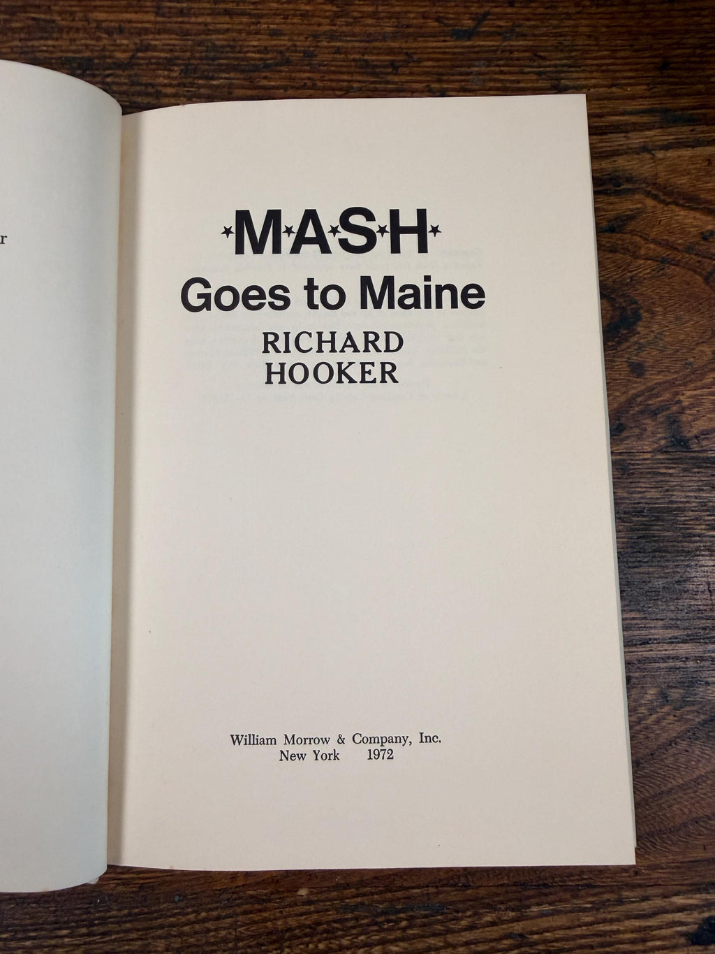 MASH Goes to Maine by Richard Hooker | Hardcover 1972
