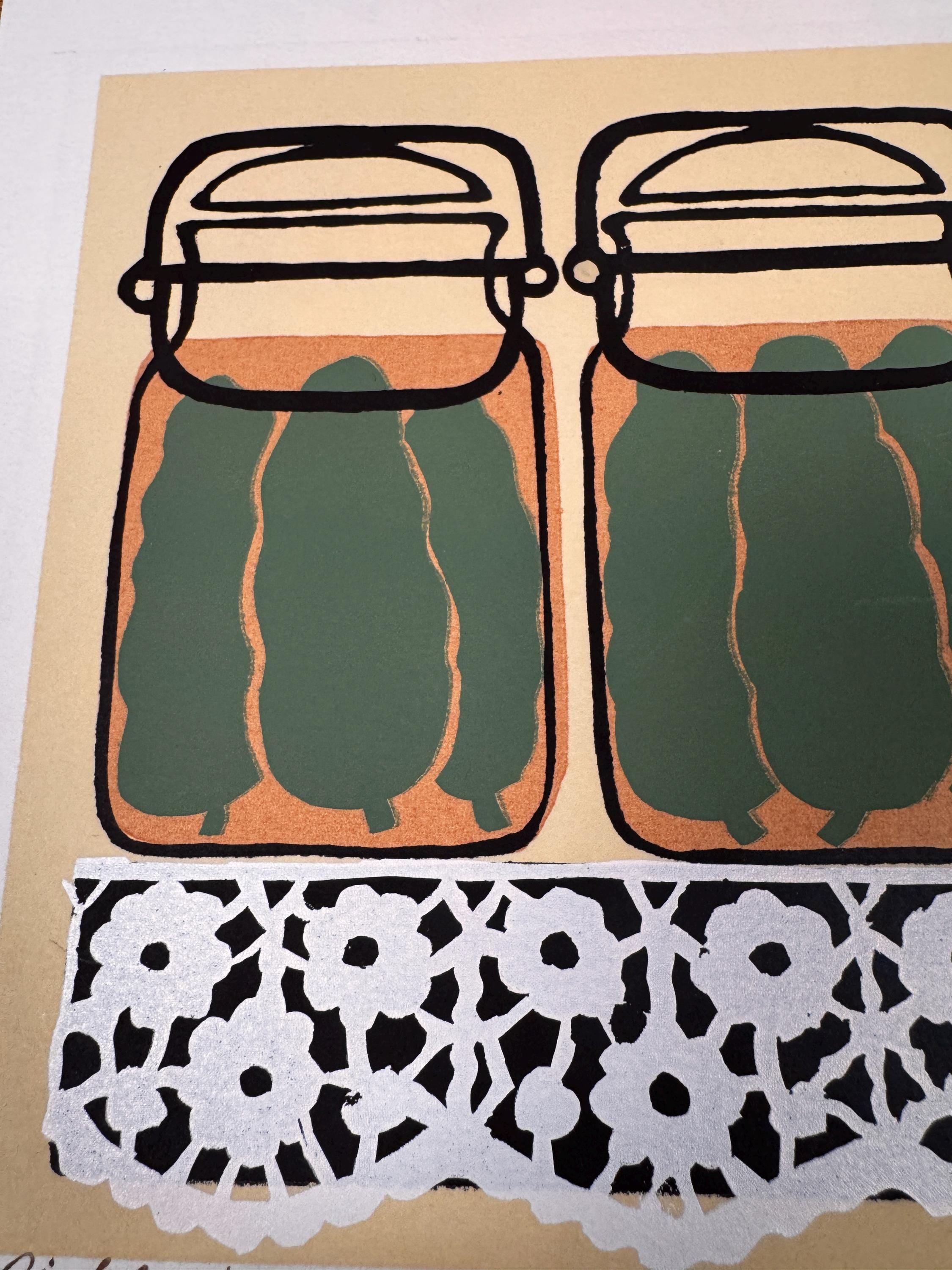 Pickles by Judith Welch | Signed Artist Proof Serigraph Print
