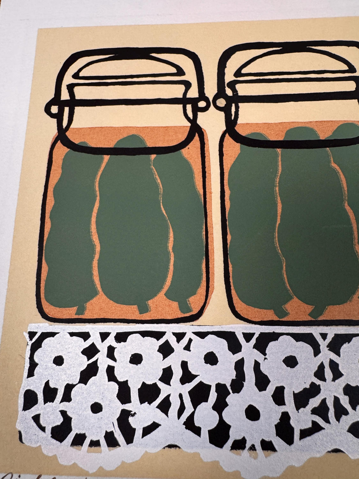 Pickles by Judith Welch | Signed Artist Proof Serigraph Print