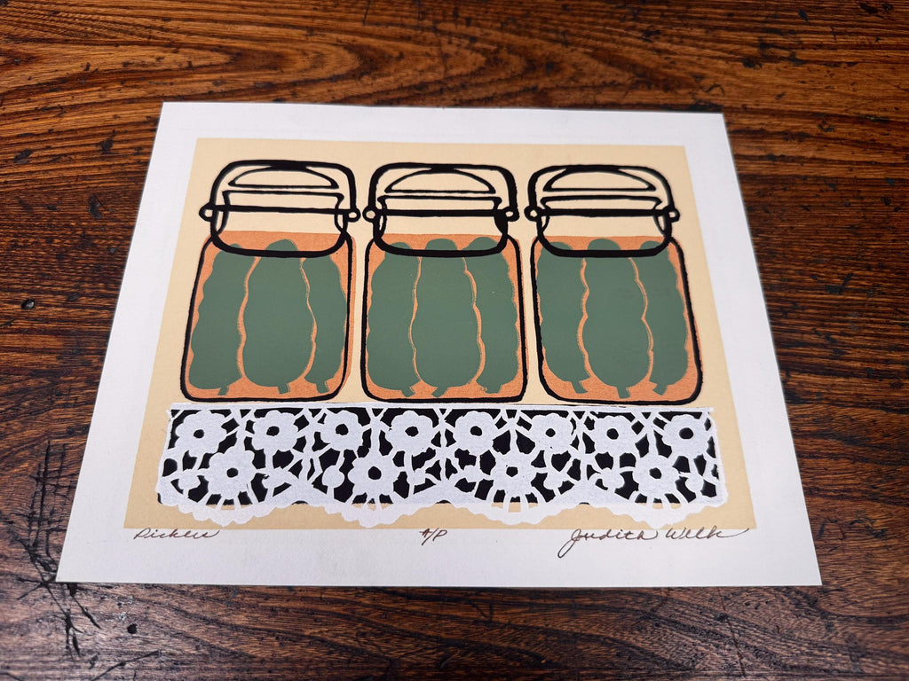 Pickles by Judith Welch | Signed Artist Proof Serigraph Print