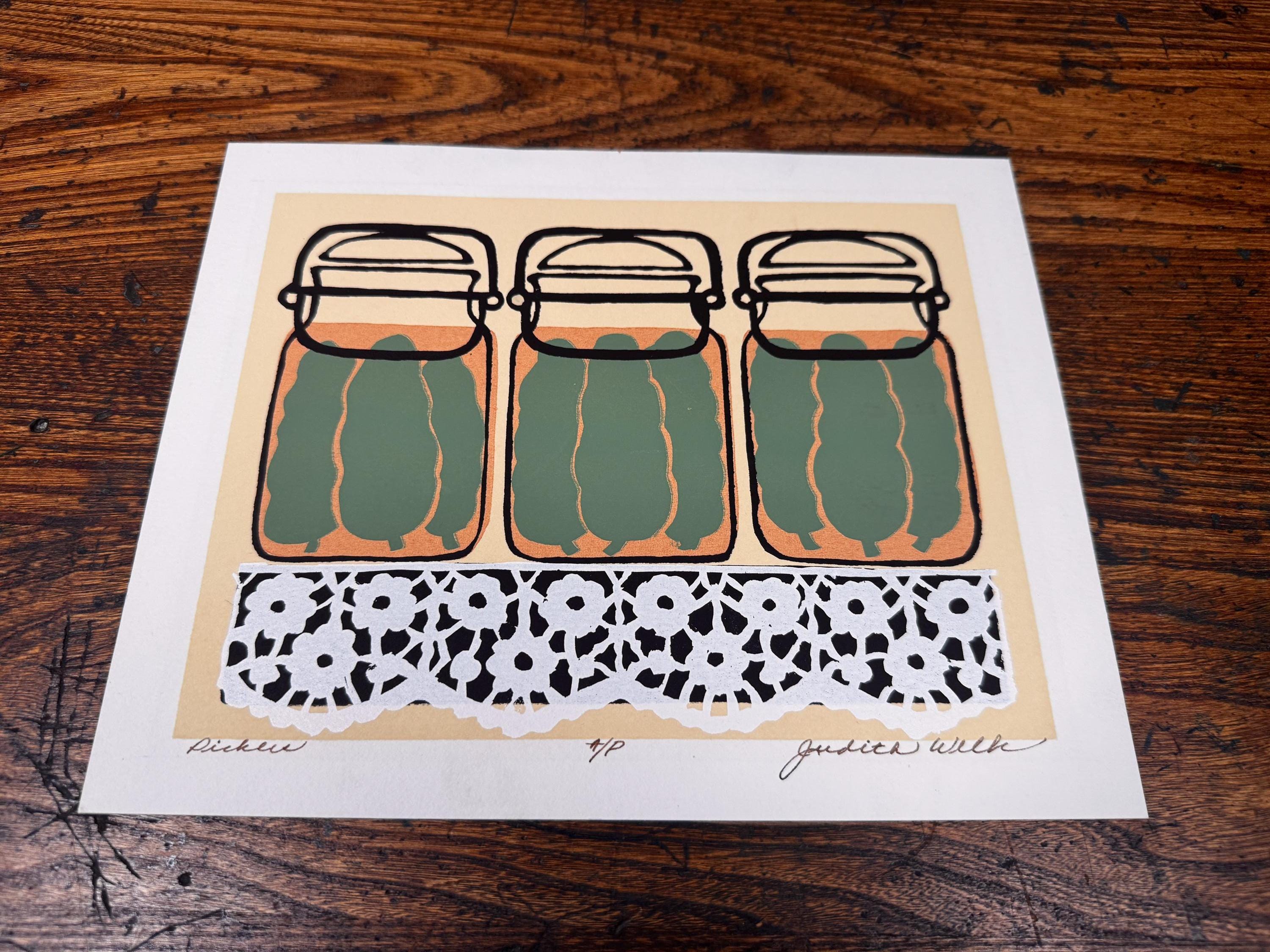 Pickles by Judith Welch | Signed Artist Proof Serigraph Print