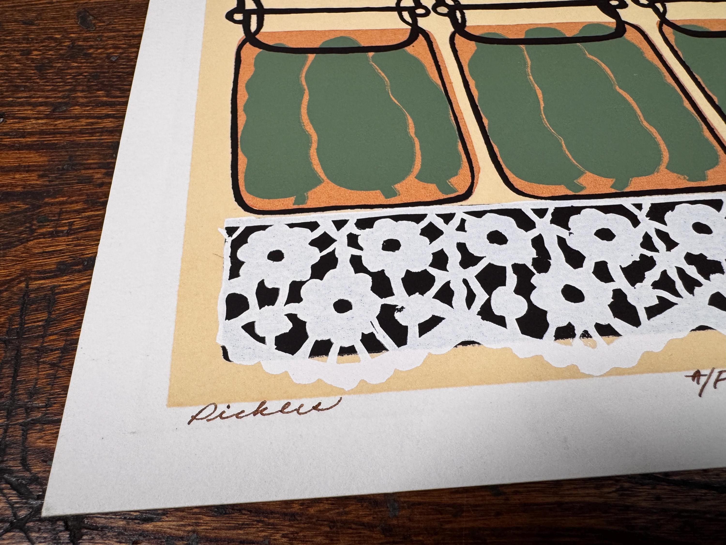 Pickles by Judith Welch | Signed Artist Proof Serigraph Print