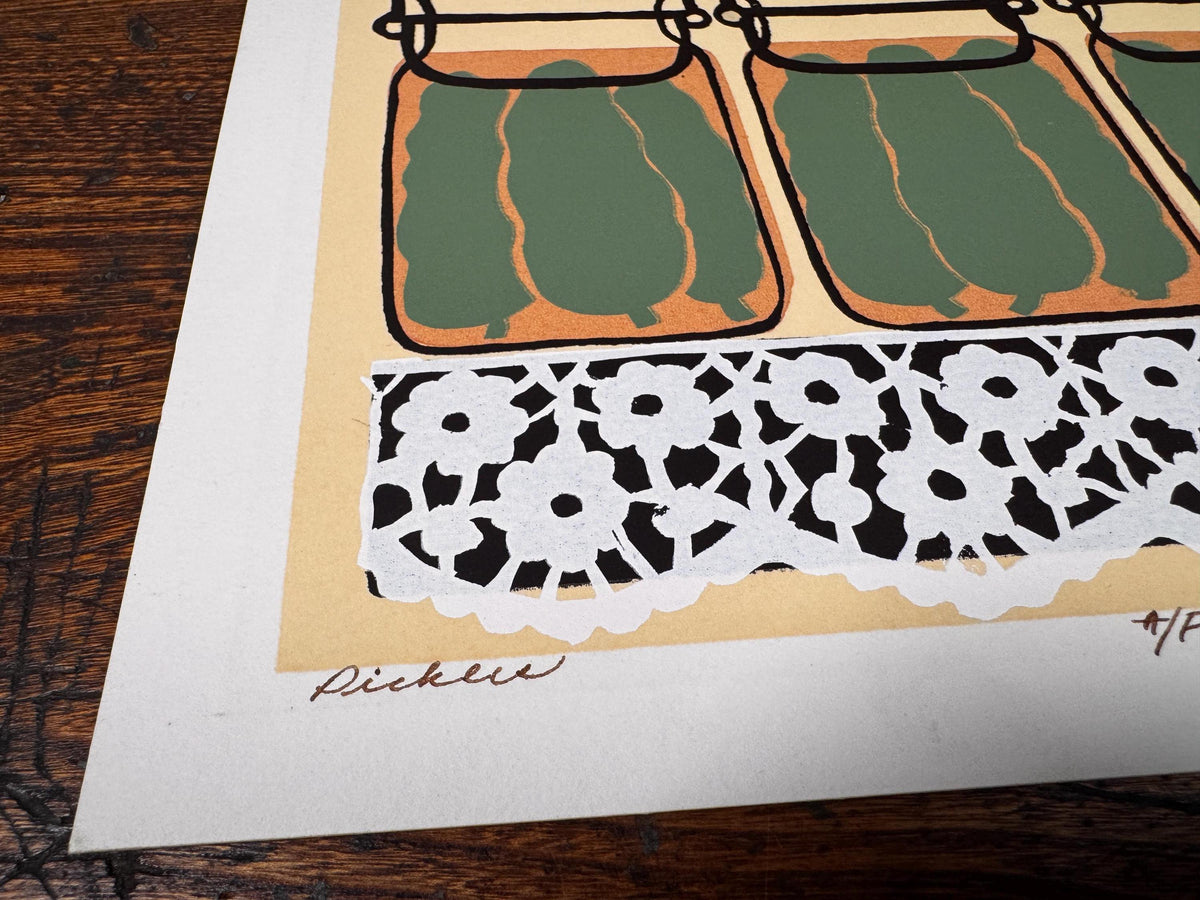 Pickles by Judith Welch | Signed Artist Proof Serigraph Print