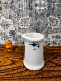 Mid-Century Modern Atomic Starburst Creamer | Milk Glass USA
