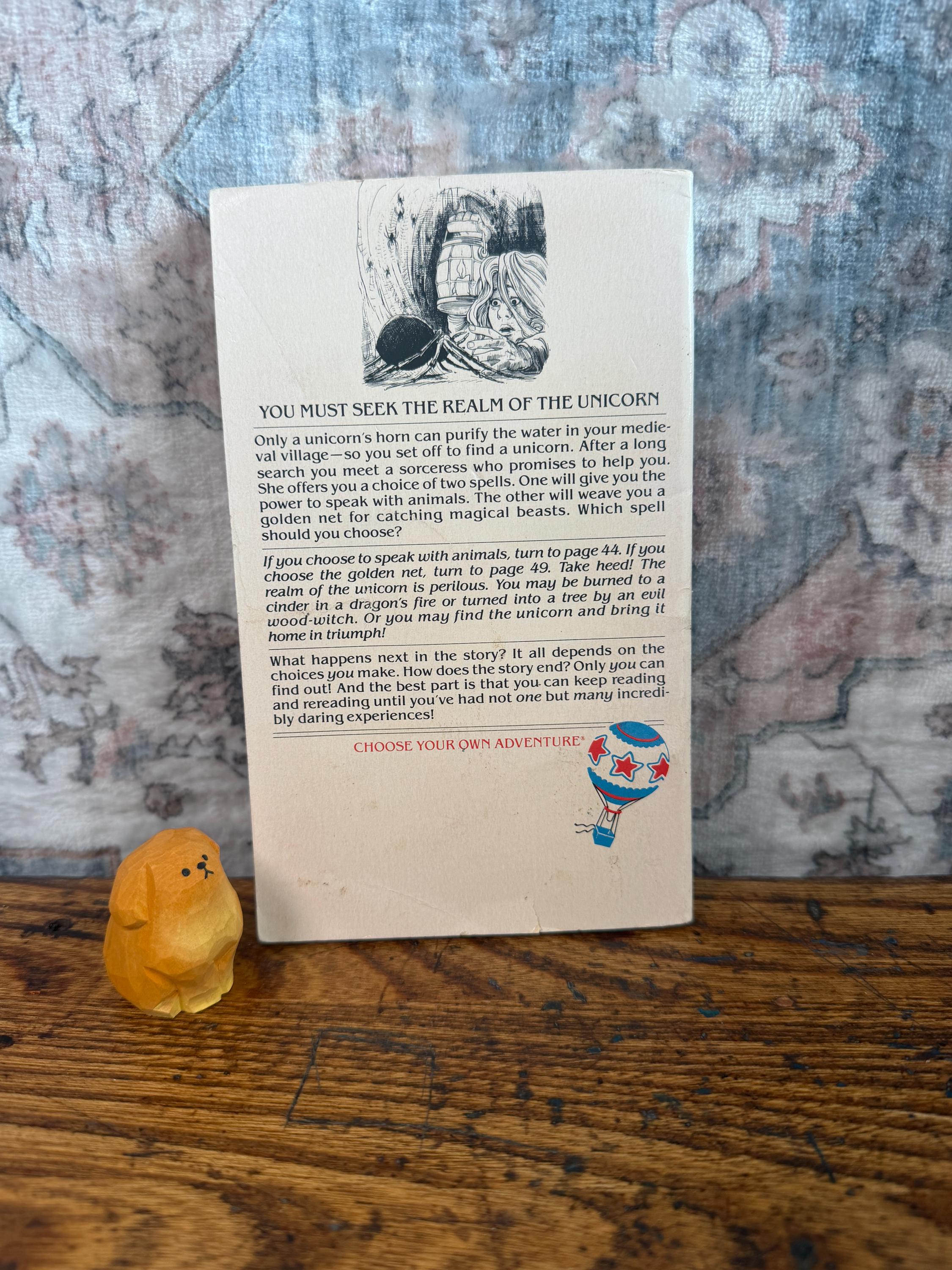 The Magic of the Unicorn by Deborah Lerme Goodman | Choose Your Own Adventure Paperback 1985