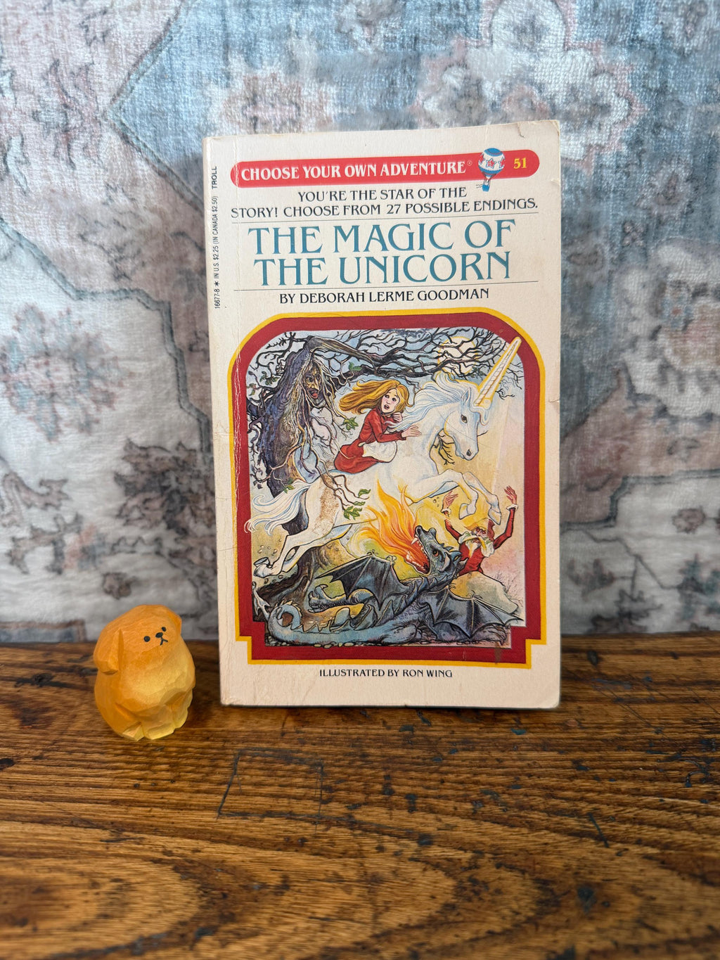 The Magic of the Unicorn by Deborah Lerme Goodman | Choose Your Own Adventure Paperback 1985