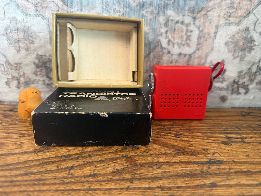 Viscount Mini Micro 8 Transistor Radio | Vintage Portable Radio 1960