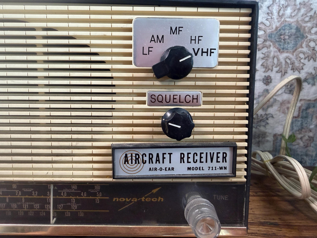 Novatech Air-O-Ear Model 71-WN Aircraft Receiver | Vintage Aviation Radio