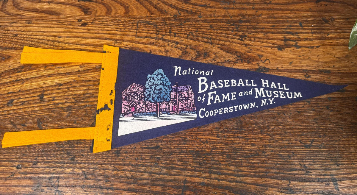 Vintage Baseball Hall of Fame Felt Pennant