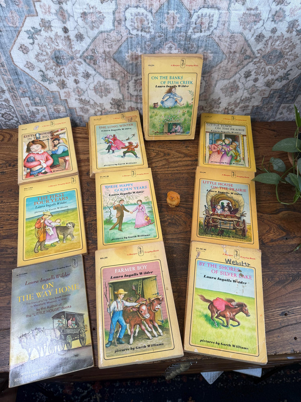 Little House on the Prairie Series by Laura Ingalls Wilder | Paperback Set 1971