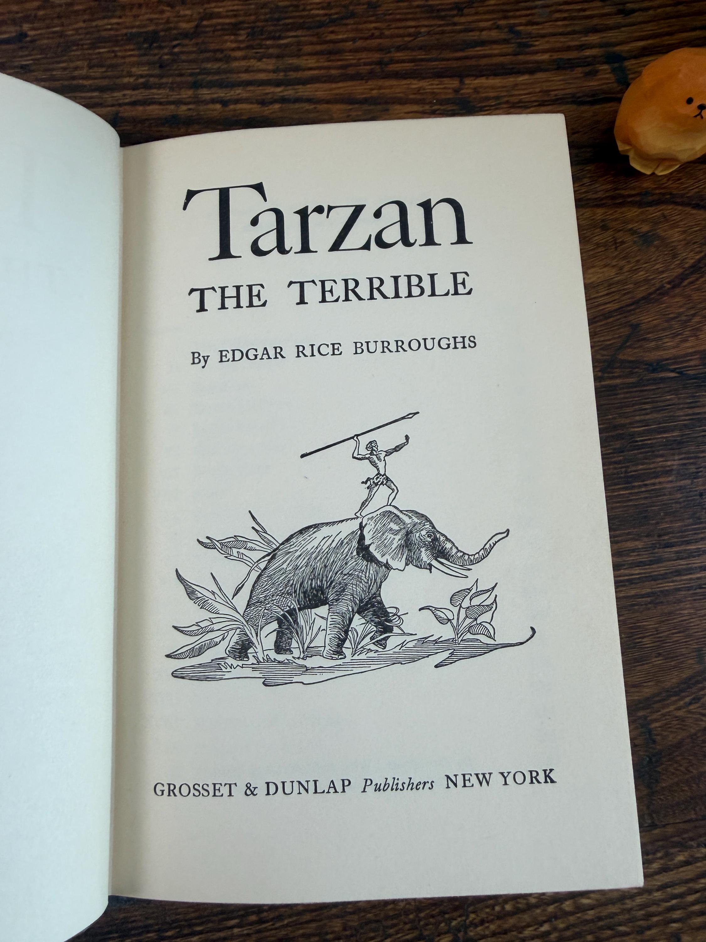 Tarzan Lord of the Jungle & Tarzan the Terrible by Edgar Rice Burroughs | Hardback Set