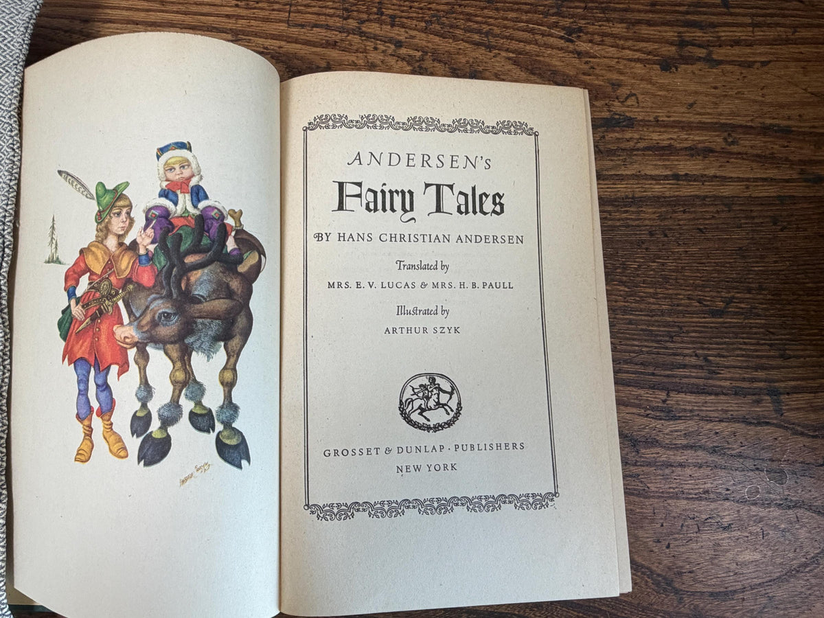 Andersen’s Fairy Tales by Hans Christian Andersen | Hardback 1955