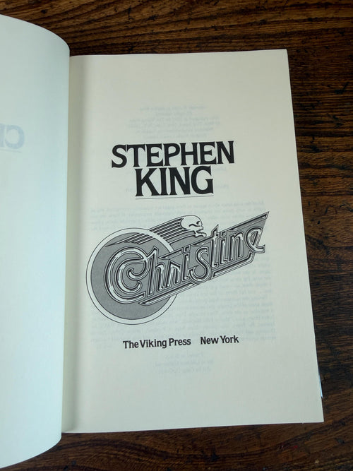 Christine by Stephen King | Hardback Book Club Edition 1983