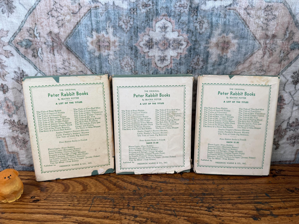 Tom Kitten, Jemima Puddle-Duck & Tailor of Gloucester by Beatrix Potter | Hardback Set