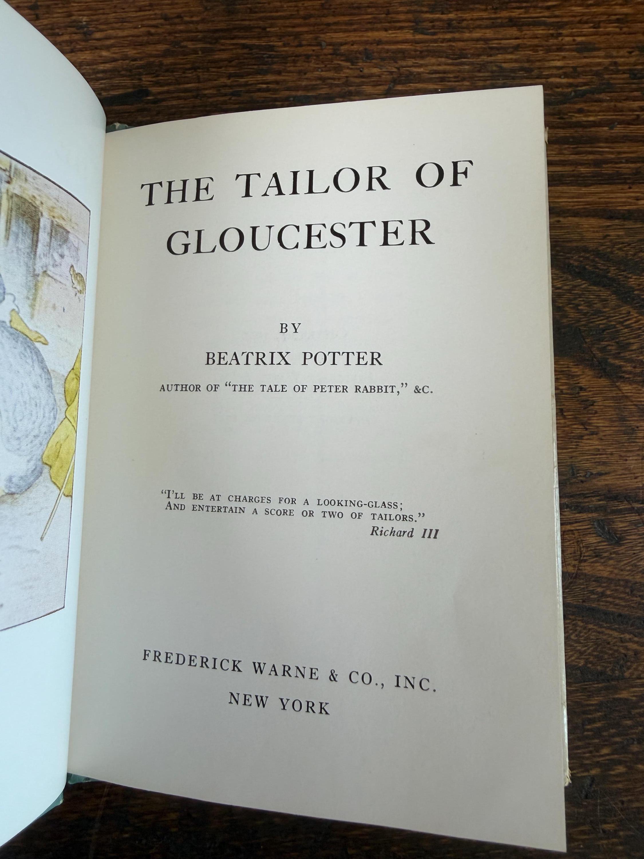 Tom Kitten, Jemima Puddle-Duck & Tailor of Gloucester by Beatrix Potter | Hardback Set