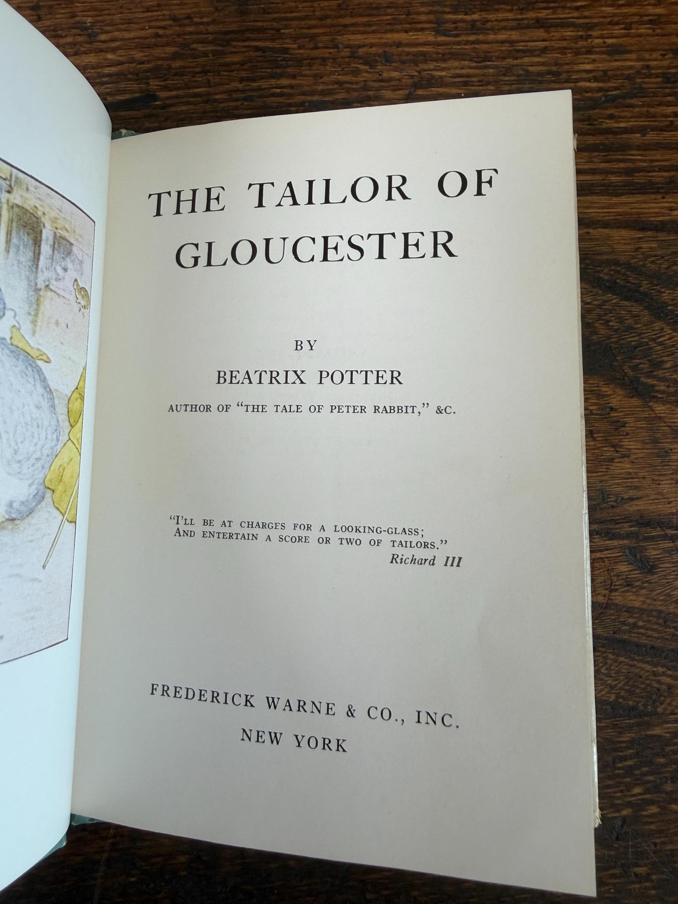 Tom Kitten, Jemima Puddle-Duck & Tailor of Gloucester by Beatrix Potter | Hardback Set